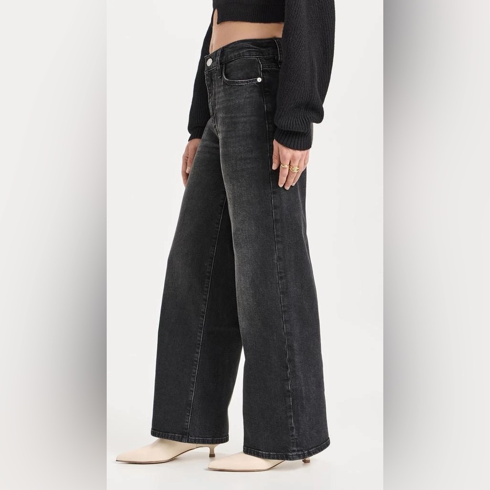 EUC Frame Denim Le Pixie Palazzo Wide Leg Jeans Sz 31 - Picture 5 of 8